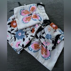 Kate Spade New York Floral Travel Organizer Bag Set of 4